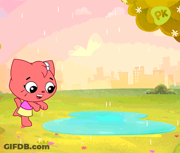 Playkids Kate Splash Puddles GIF