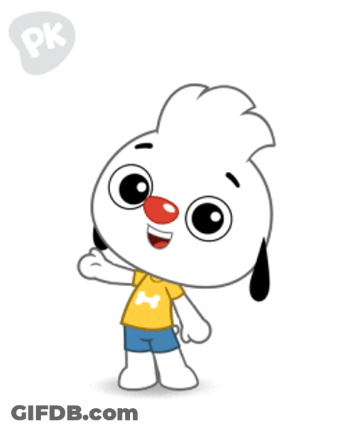 Playkids Lupi Waving Hand For Goodbye GIF