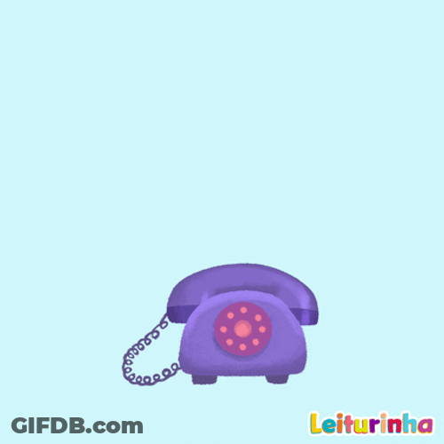 Playkids Ringing Purple Telephone GIF