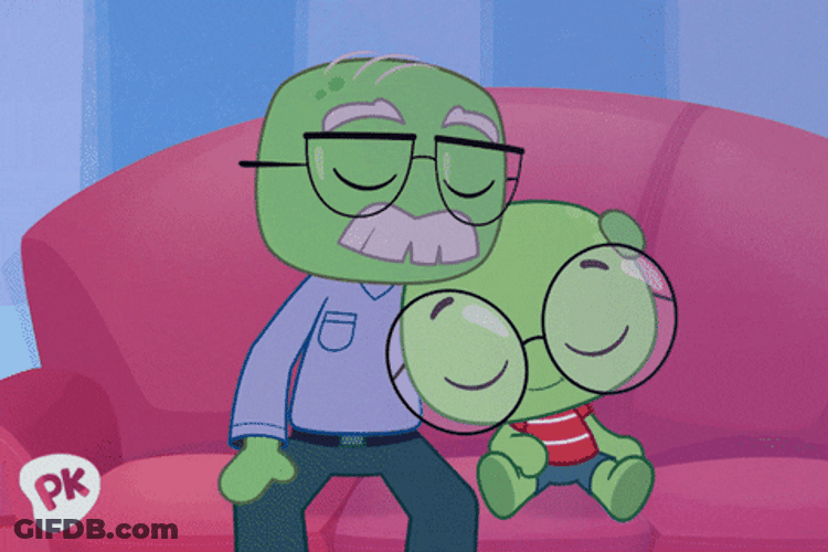 Playkids Sleeping While Sitting On In Couch GIF