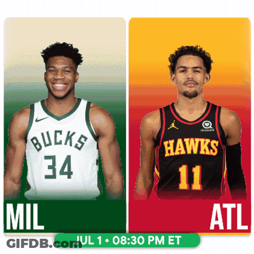 Playoffs Bucks And Hawks GIF