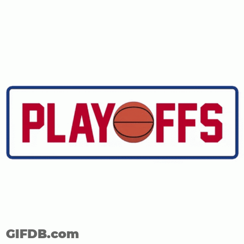 Playoffs Red Text GIF
