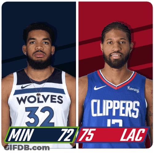 Playoffs Wolves And Clippers GIF