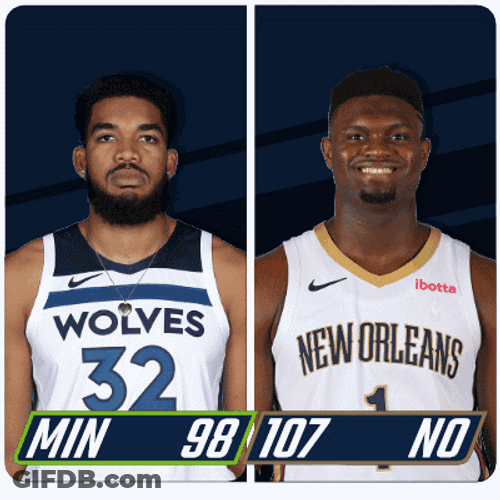 Playoffs Wolves And New Orleans GIF