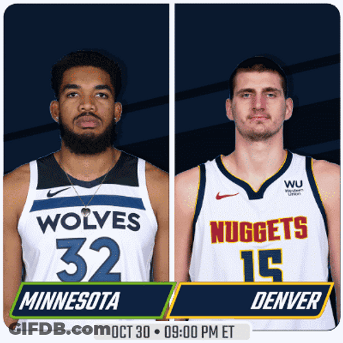 Playoffs Wolves And Nuggets GIF