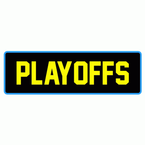 Playoffs Yellow Text GIF