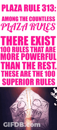 Plaza Rule 313 Among Plaza Rules GIF