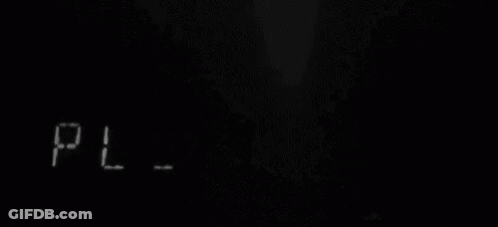 Plea Written On Black Background GIF