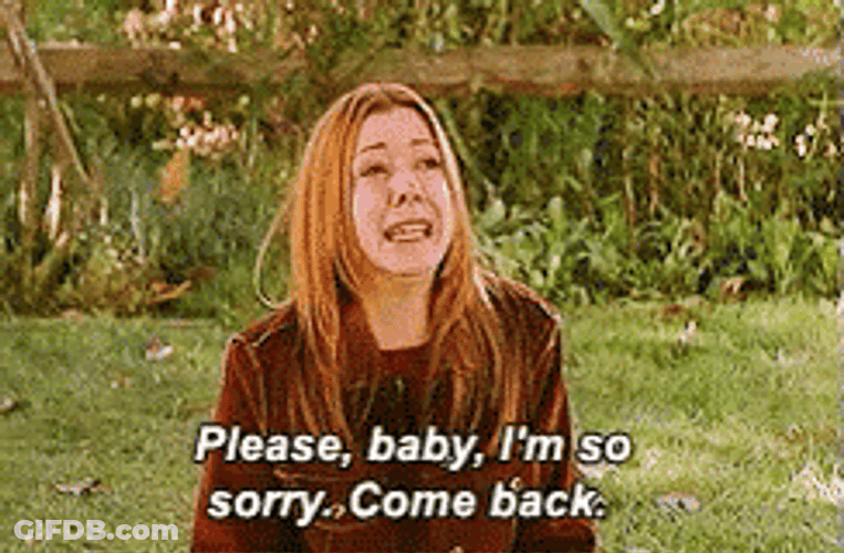 Please Baby I'm Sorry Come Back GIF