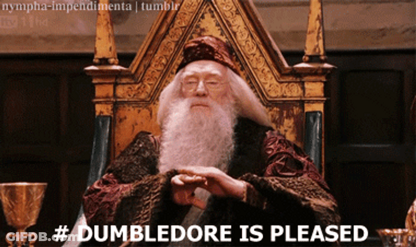 Please Clap Dumbledore Is Pleased GIF
