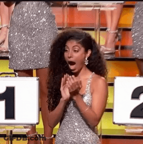 Please Clap Model Deal Or No Deal GIF