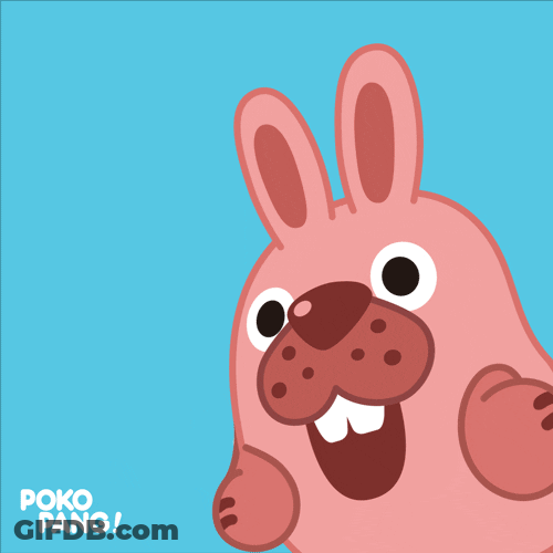 Please Clap Poko Pang Bunny GIF