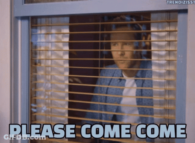 Please Come Back Window Lurking GIF