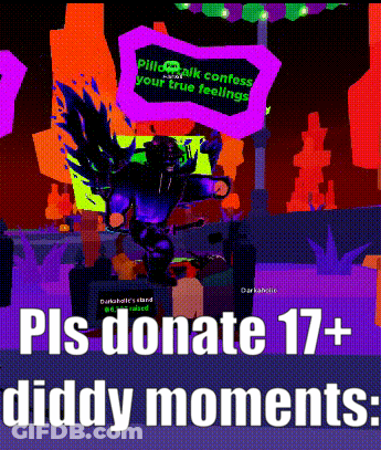 Please Donate 17+ Diddy Moments Poster GIF