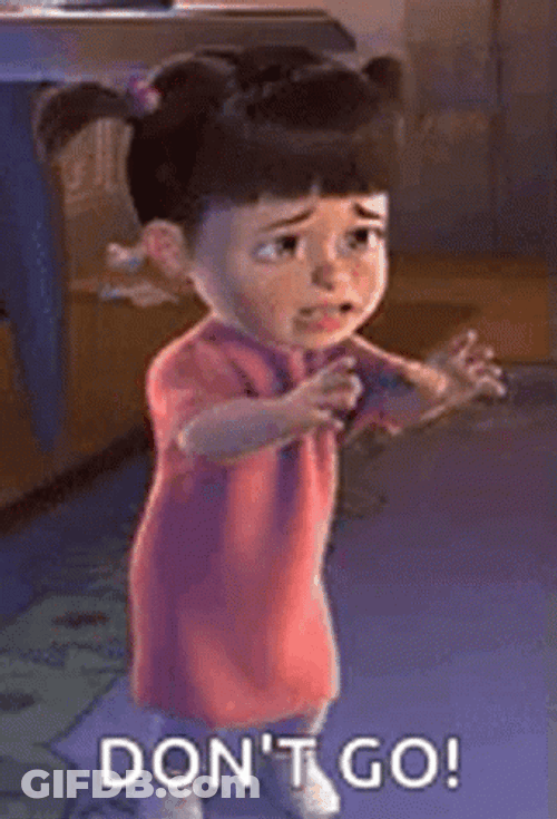 Please Dont Go Kid From Monster Inc GIF