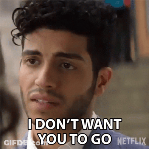 Please Dont Go Mena Massoud With Beard GIF