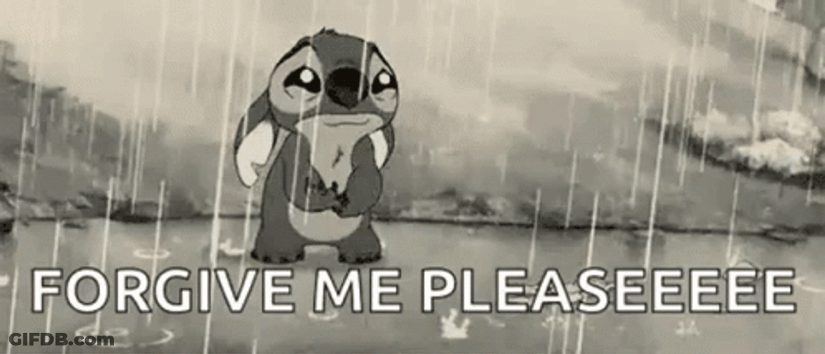 Please Forgive Me Stitch GIF