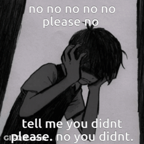 Please No Dark Omori GIF