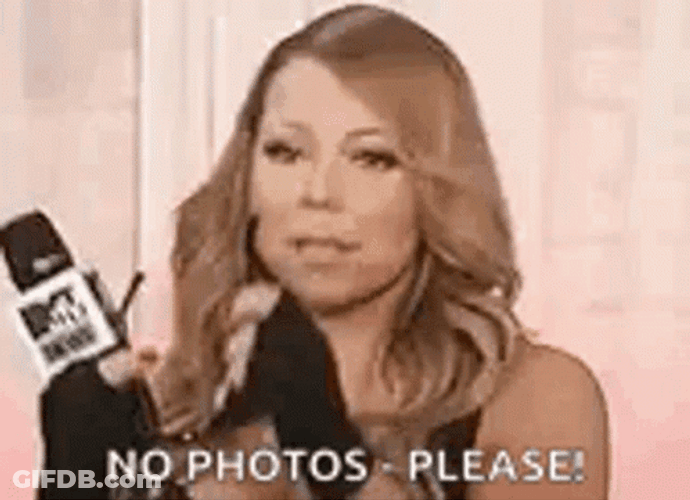 Please No Mariah Carey GIF