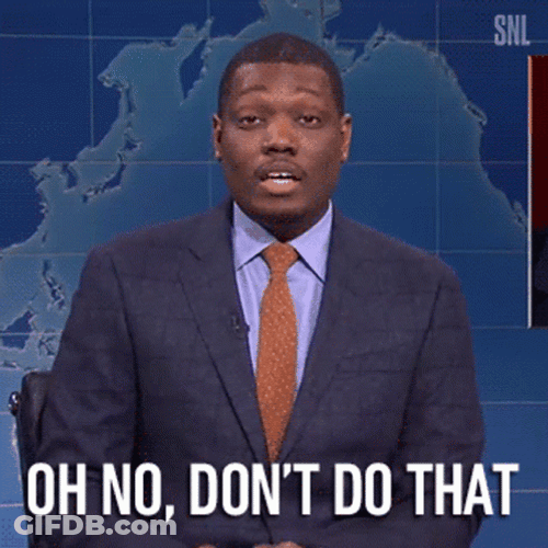 Please No Michael Che GIF