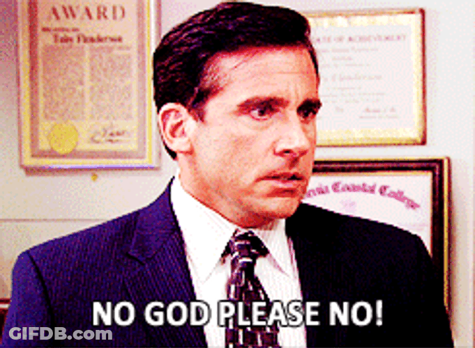Please No Steve Carell GIF