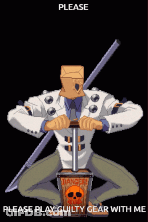 Please Play Guilty Gear With Me Faust GIF