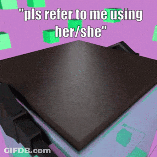 Please Refer To Me Using Her Or She GIF