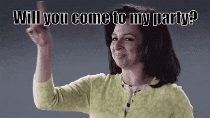 Please Reply Party Invitation GIF