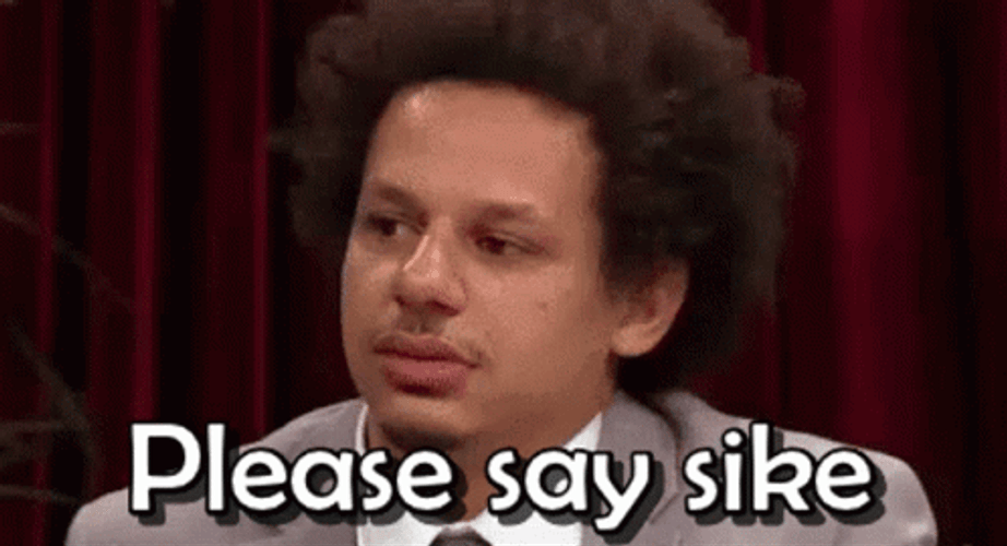 Please Say Sike GIF