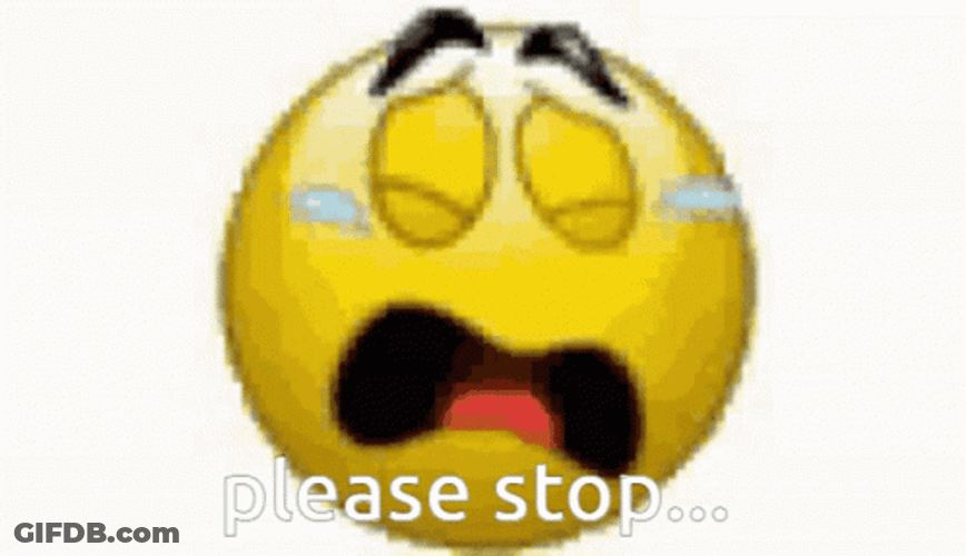 Please Stop Crying Emoji GIF