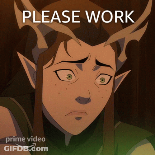 Please Work Keyleth GIF