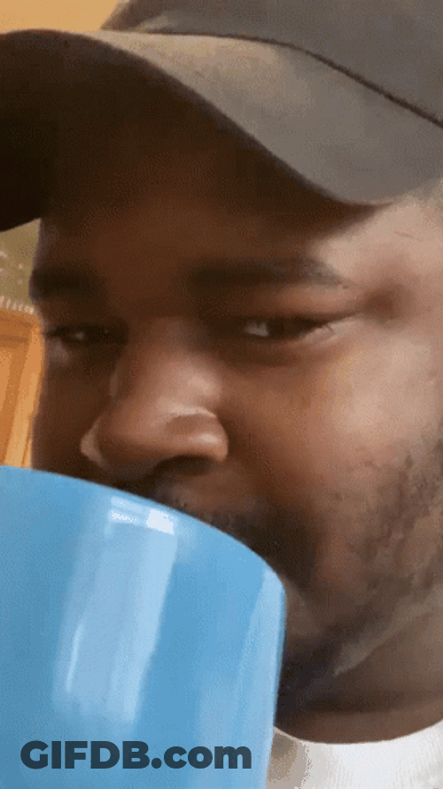 Plotting While Having Coffee GIF