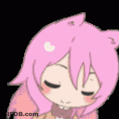 Pls Rainbow Anime Girl Dancing GIF