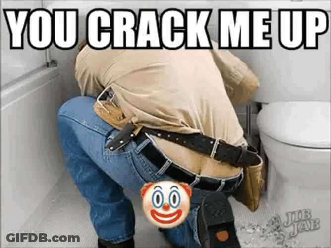 Plumber Has Popping Head On GIF