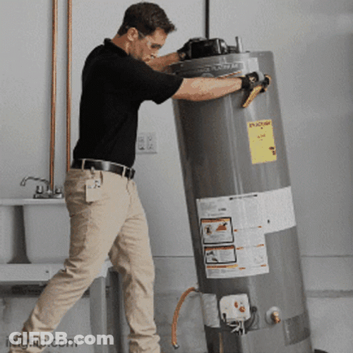 Plumber Install And Repair Pipes GIF