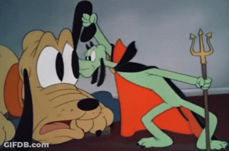 Pluto Devil Temptation GIF