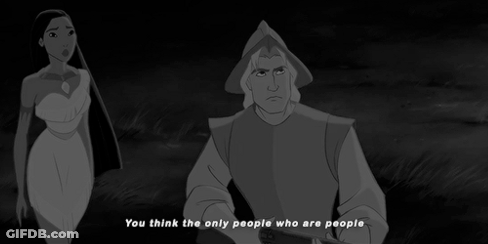 Pocahontas And Captain John Smith GIF