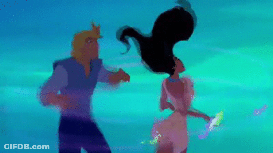 Pocahontas And Smith Dancing GIF