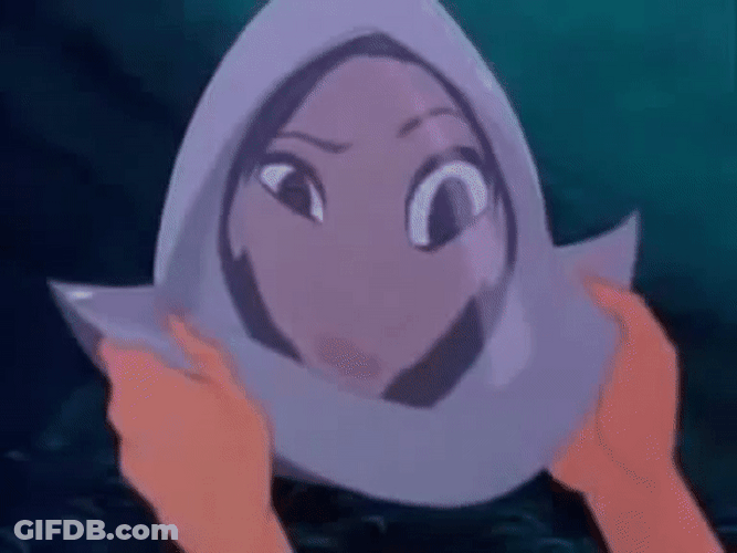 Pocahontas Funny Mirror Reflection GIF