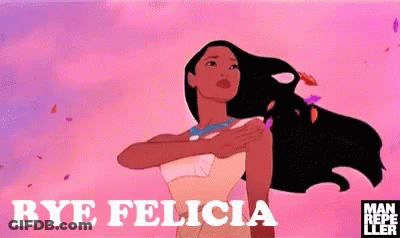 Pocahontas Saying Bye Felicia GIF
