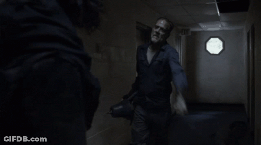 Pocket Sand Negan GIF
