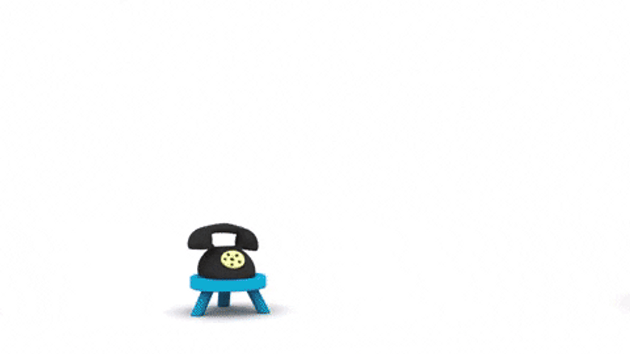 Pocoyo And Elly Telephone Call GIF
