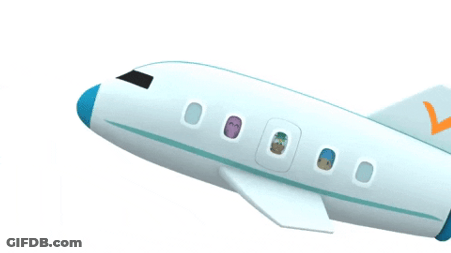 Pocoyo And Friends Plane Ride GIF
