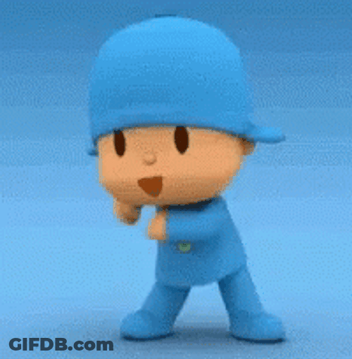 Pocoyo Cool Dance Moves GIF