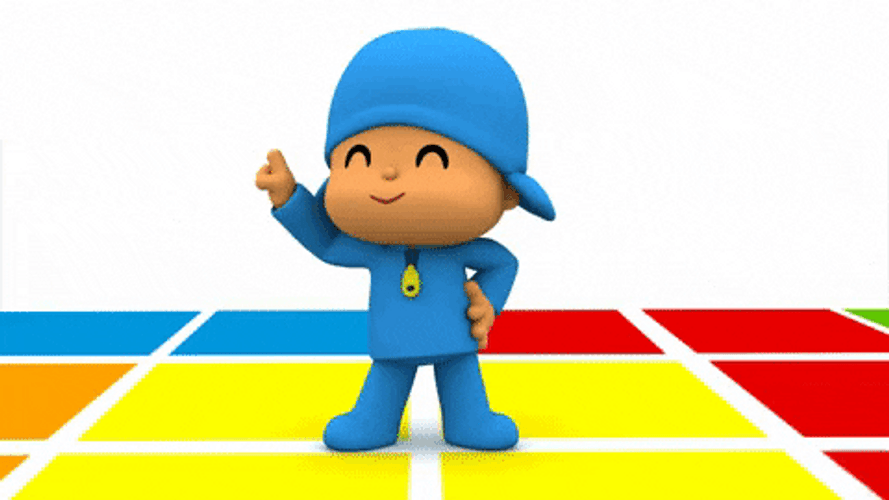 Pocoyo Groovy Disco Dance GIF