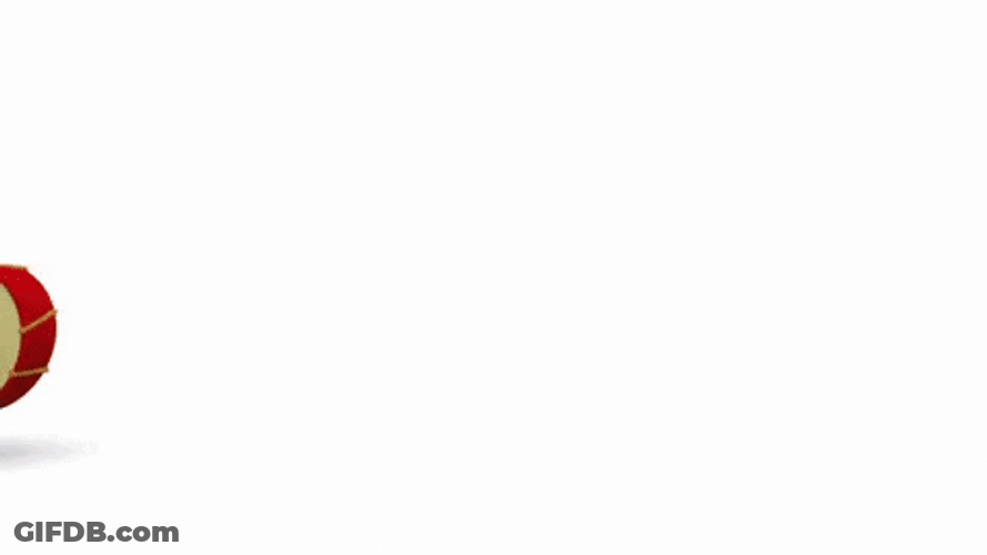 Pocoyo Happy Drum Playing GIF