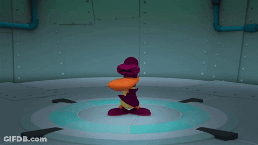 Pocoyo Pato Twirling Around GIF