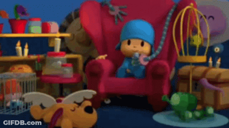 Pocoyo Singing Lullaby GIF