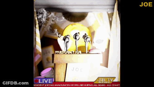 Podium With Word President GIF