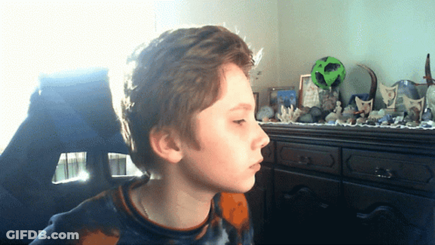 Pog Reaction Small Gamer GIF